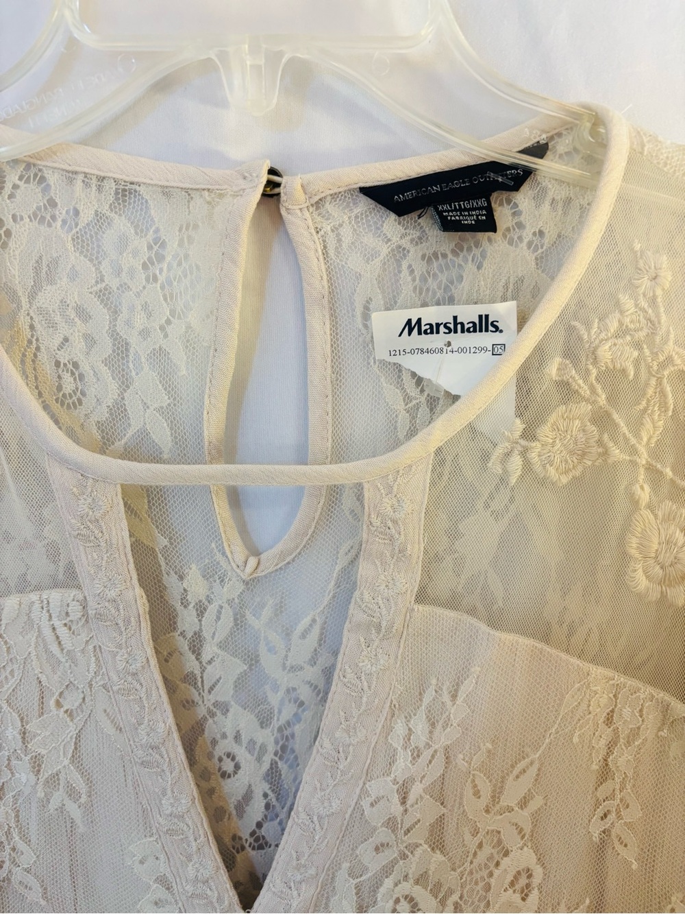 American Eagle Outfitters Boho Bridal Top XXL - Picture 7 of 9